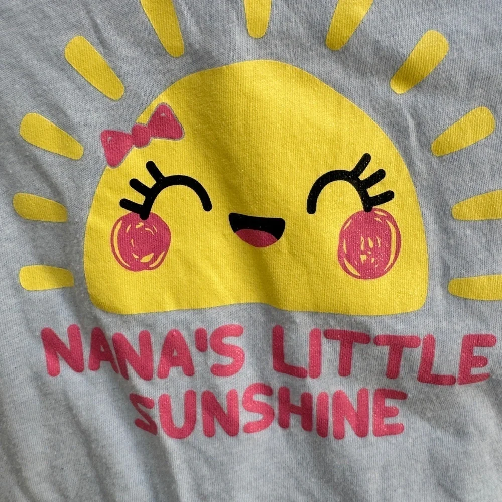 🎊HP🎉 NWOT The Children's Place 3T Girls Blue Nana’s Little Sunshine Tee Shirt